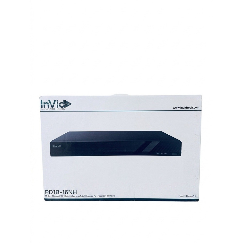 InVid Tech PD1B-16NH Paramont 16-Channel + 8 IP Universal Video Recorder DVR/NVR